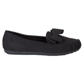 Fama Mocassins Avec Un Noeud le noir