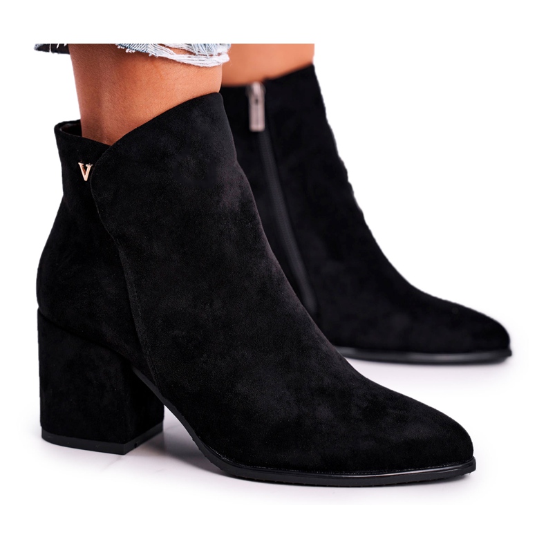 Vinceza Bottes Femme Warm Eco Suede Noir So Good le noir
