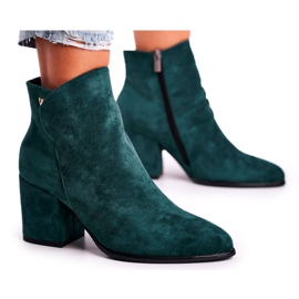 Vinceza Bottes Femme Warm Eco Suede Vert So Good