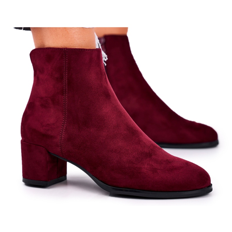 Bottes Femme Sergio Leone Bordeaux BT528 rouge