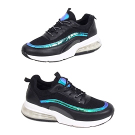 Chaussures de sport noires pour femmes LL1758 Noir