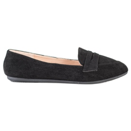SHELOVET Mocassins noirs le noir