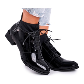 Bottines Femme Cuir Maciejka Noir 04744-01 le noir