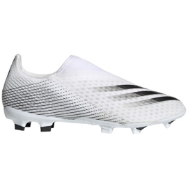 Chaussures de foot Adidas X Ghosted.3 Ll Fg M EG8165 multicolore blanc