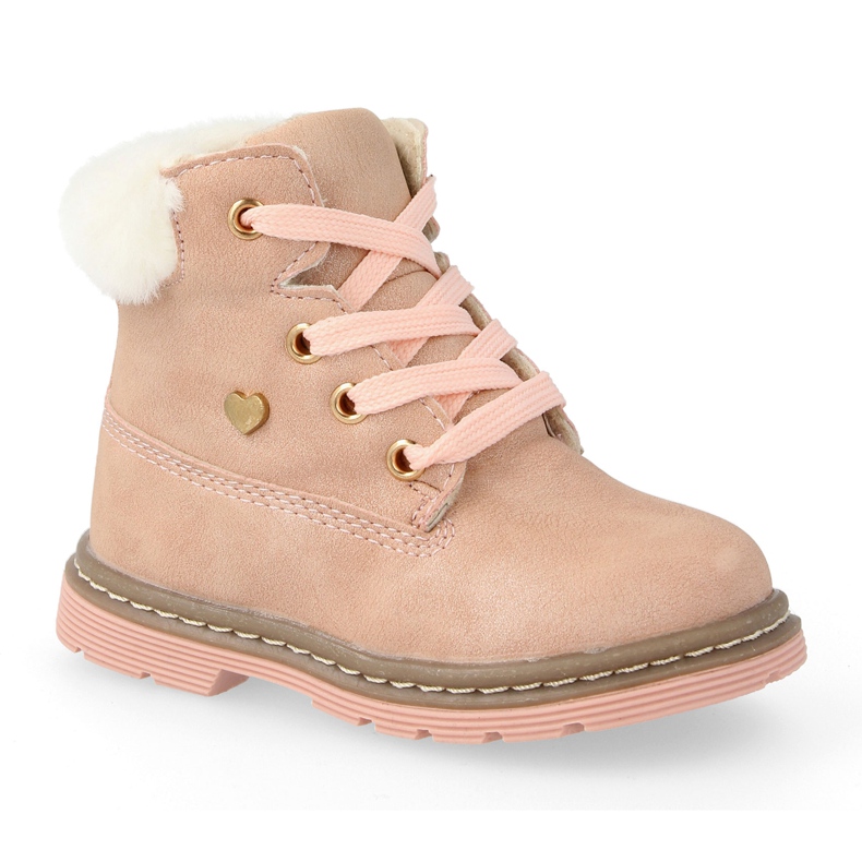 EVE Bottes de Trappeurs Chaudes Enfant Rose Maestro