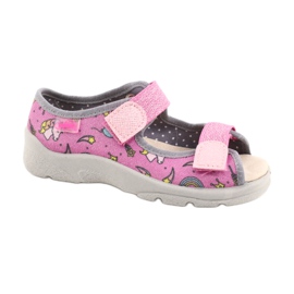 Chaussures enfant Befado 869X136 rose multicolore