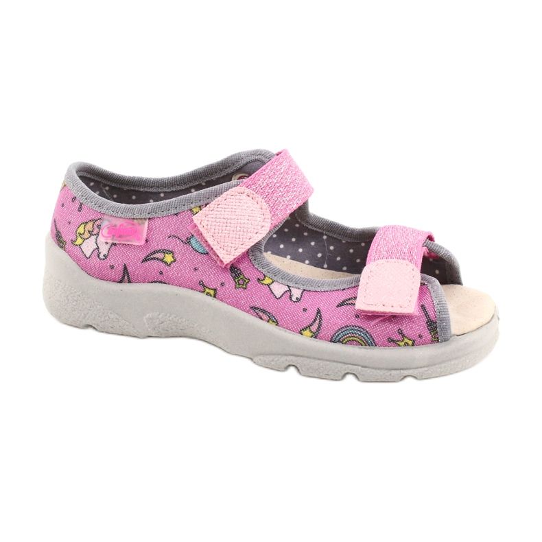 Chaussures enfant Befado 869X136 rose multicolore