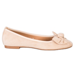 Sixth Sense Ballerine Avec Un Noeud beige