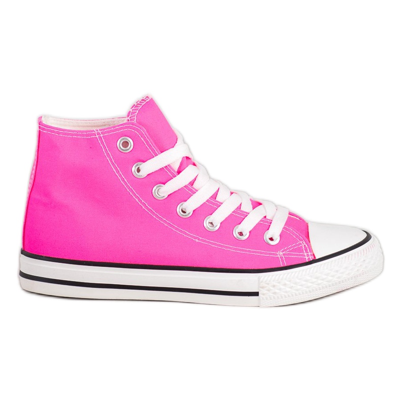 SHELOVET Baskets montantes rose