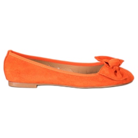 Sixth Sense Ballerine Avec Un Noeud orange