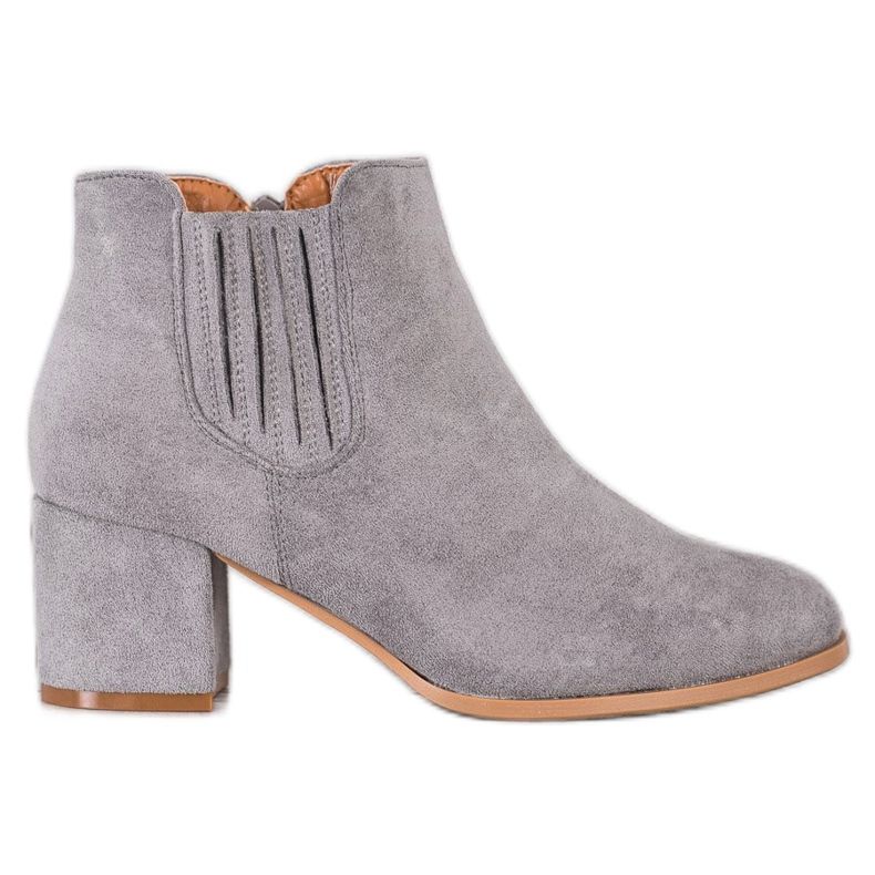 Bella Paris Bottines Courtes En Daim beige