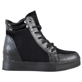 Bestelle Chaussures compensées confortables noir