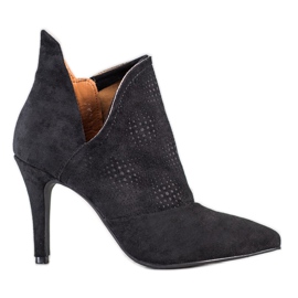 Bella Paris Chaussures élégantes sur un talon haut noir