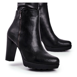 Bottes À Talons Pour Femmes Noir Eugene le noir