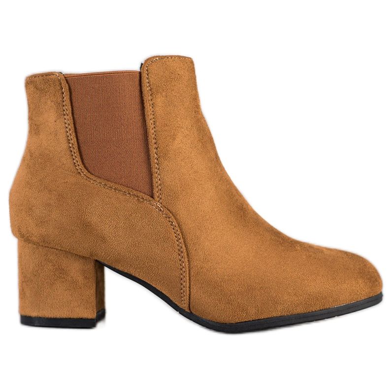 Clowse Bottes en daim classiques brun