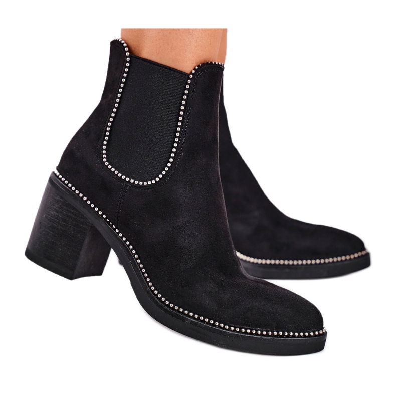 Bottines Femme à Talons Hauts Noir Let Me le noir