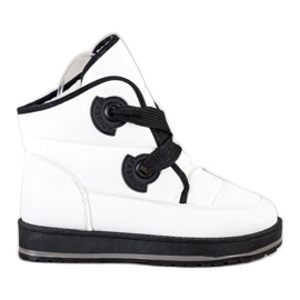 SHELOVET Bottes de neige à la mode blanc
