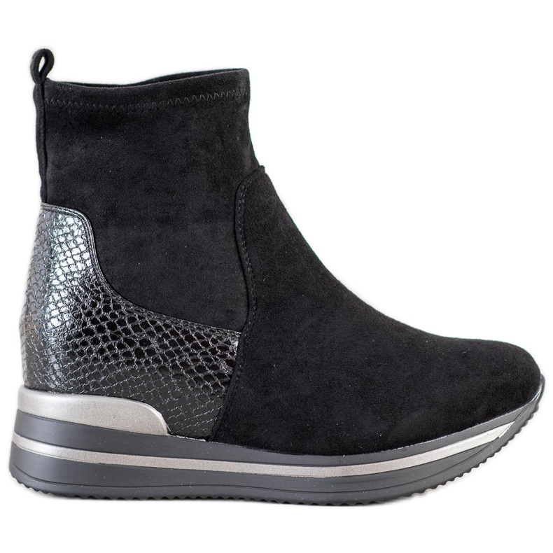 Gogo Bottes compensées le noir