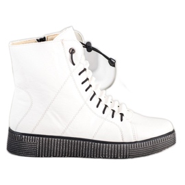 SHELOVET Travailleurs blancs sur la plate-forme