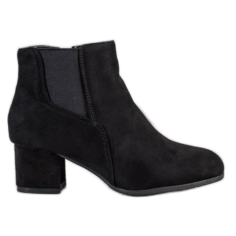 Clowse Bottes en daim classiques le noir