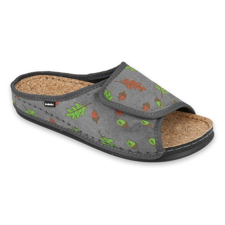 Befado Chaussures femme Inblu 155D116 gris multicolore vert