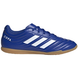 Adidas Copa 20.4 In chaussures de football bleu EH1853