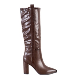 Seastar Bottines marron à talons hauts brun Seastar Bottines marron à talons hauts brun