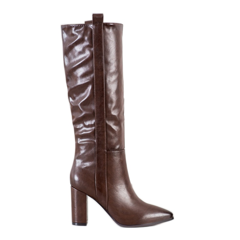 Seastar Bottines marron à talons hauts brun