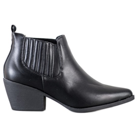 Cm Paris Bottines Courtes En Spitz le noir