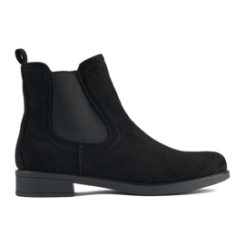SHELOVET Bottines Chelsea élégantes noir