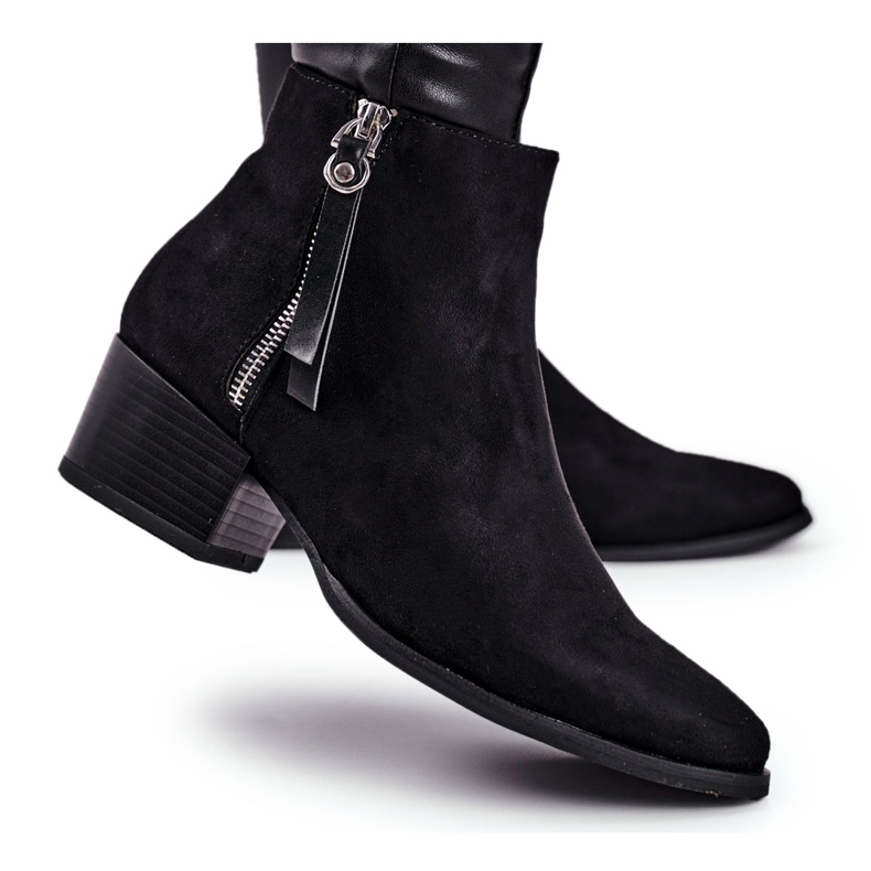 EVE Talons hauts isolés discrètement noirs pour femmes le noir