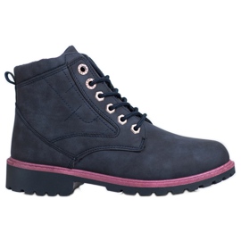 Trappeurs MCKEYLOR bleu marin bleu