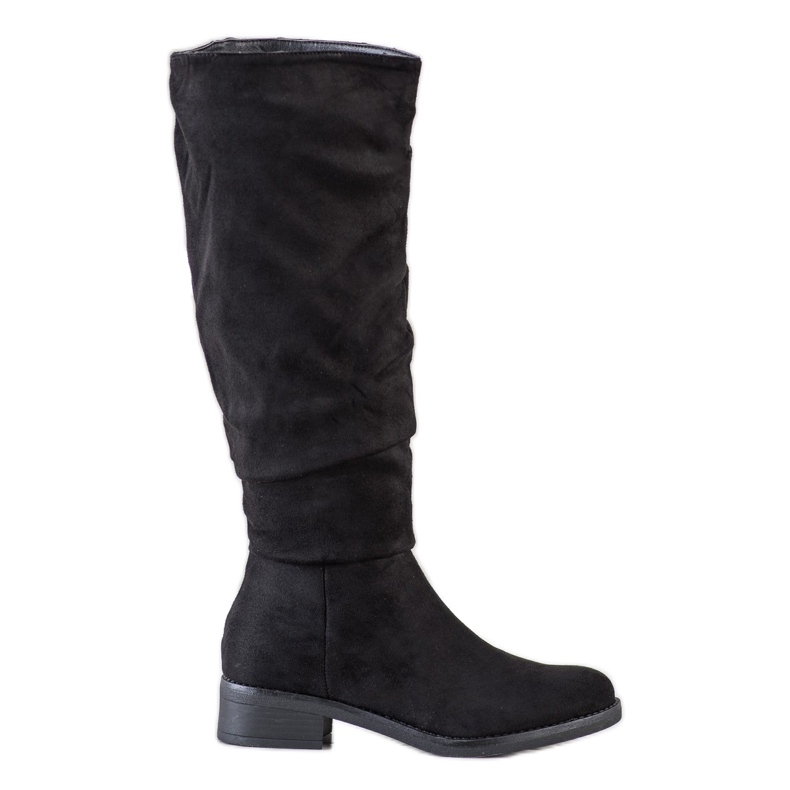 Sweet Shoes Bottes en daim le noir