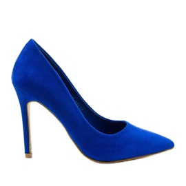 Escarpins classiques bleus en daim Hyirnar