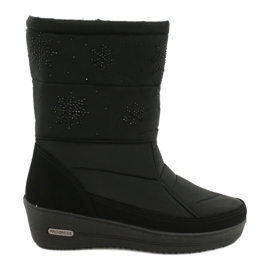 Bottes de neige en fourrure légère Progress 20-01 noir le noir