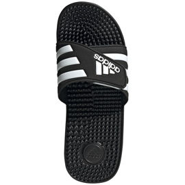 Chaussons Adidas Adissage pour hommes F35580 noirs le noir