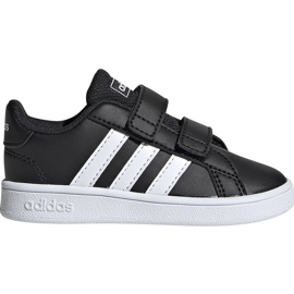 Chaussures enfant Adidas Grand Court I noir et blanc EF0117 le noir Chaussures enfant Adidas Grand Court I noir et blanc EF0117 le noir