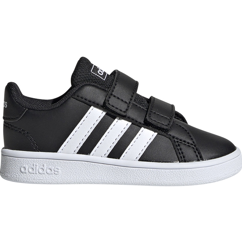 Chaussures enfant Adidas Grand Court I noir et blanc EF0117 le noir