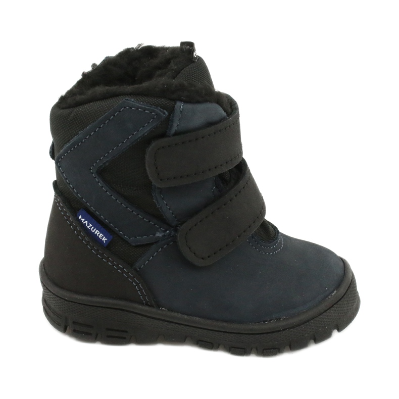 Boots boots à membrane Mazurek 1351 bleu marine le noir