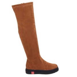 Cuissardes épaisses camel NS135P Semelle camel brun