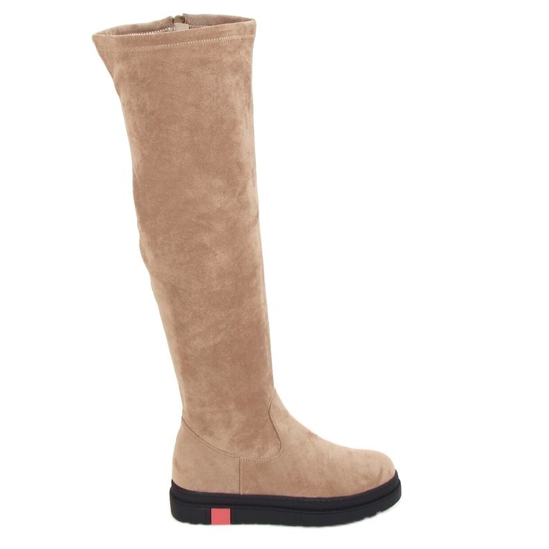 Cuissardes à semelle épaisse beige NS135P Beige