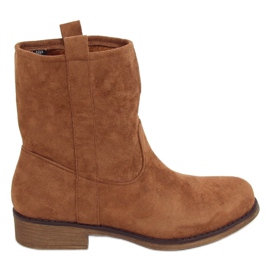Camel ST-18P Bottines femme en daim camel brun