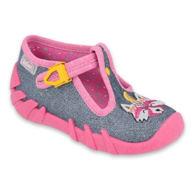 Chaussures pour enfants Befado 110P395 rose gris