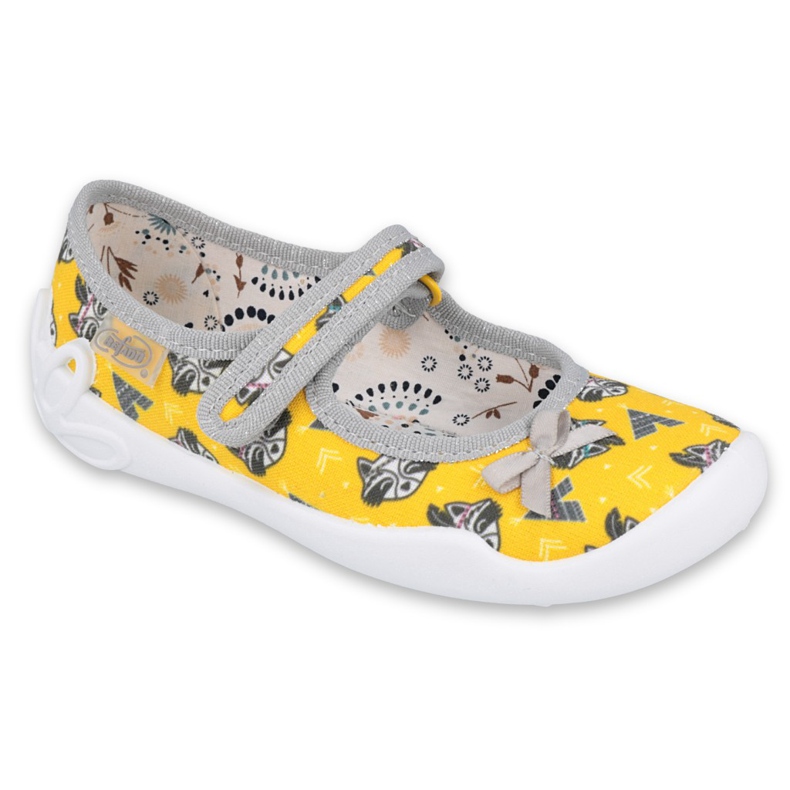 Chaussures enfant Befado 114X424 gris jaune Chaussures enfant Befado 114X424 gris jaune