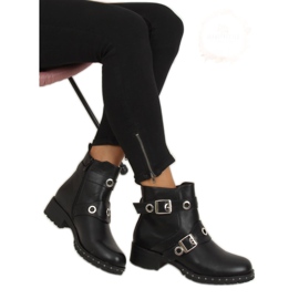 Bottes militaires noires X581 Noir le noir argent