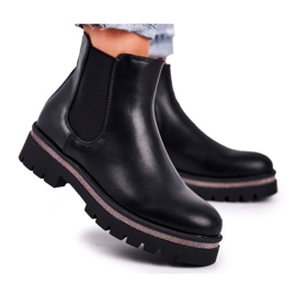 Bottines noires pour femme Bottines Jodhpur, Stiletto noir