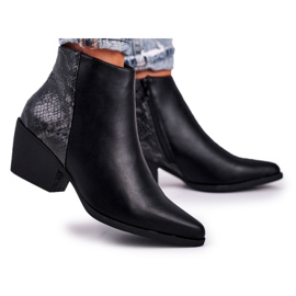 Bottes Femme Warm Black Meatown noir gris
