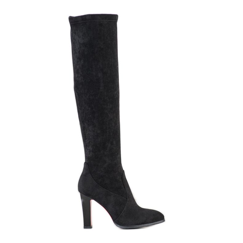 Goodin Bottes noires sexy le noir