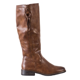 Goodin Bottes décontractées brun