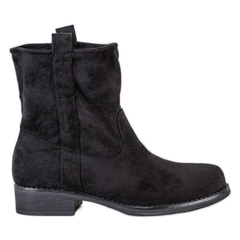 Seastar Bottines en daim à enfiler le noir